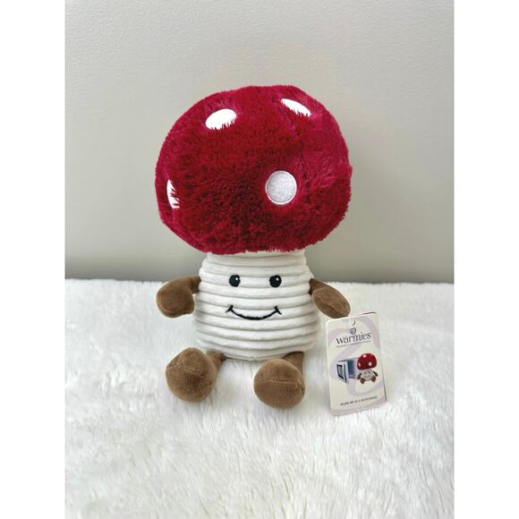 Warmies Plush Mushroom Weighted & Lavender Scented NEW Heating Cooling - Picture 1 of 7
